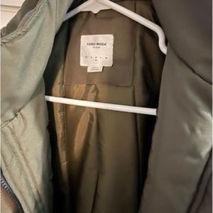 Army green winter jacket